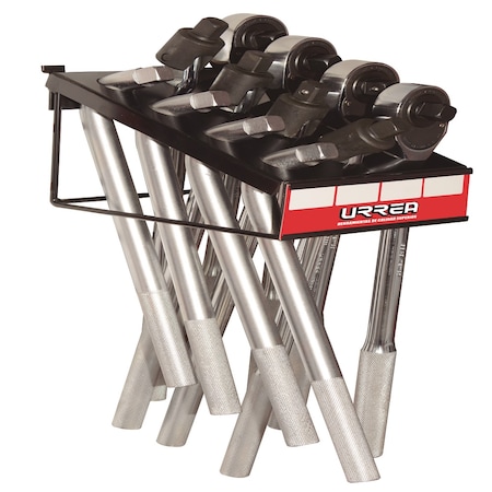 Urrea Rack with 12 ratchets and accessories 3/4 in RAC3412